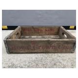 Wooden Royal Crown Cola crate