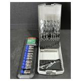 Partial Drill bit and Socket Set