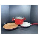 Copper Chef Pans & Pasta Pot Set