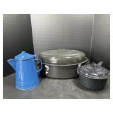 Enamleware pots and pans