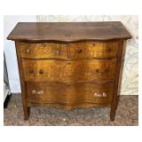 Antique Early-1910s Tiger Oak Dresser