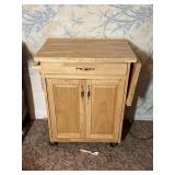 Rolling Butcher Block Kitchen Cart
