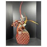 Decorative Floral Ceramic Vase Arrangement