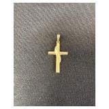 14K Cross Pendant