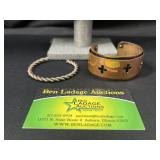 Metal bangle bracelets and more