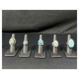 Turquoise rings