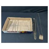 Silver and Gold Tone Costume Necklaces