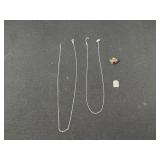 Sterling Chains & Decorative Pendant Charms