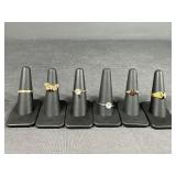 6 Fashion Rings