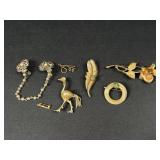 Floral brooches and more