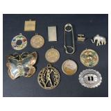 Brooches, pendants, and more