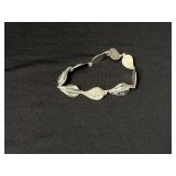 Vintage Taxco Sterling Abilone Bracelet