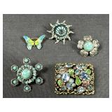 Vintage Costume Brooches & Pins