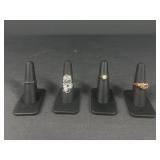 Four Fashion Rings