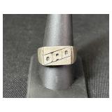 Sterling Silver DAD Signet Ring