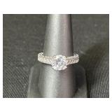 Sterling Solitaire Ring