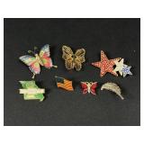 Butterfly and more brooches