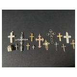 Assorted Cross & Religious Pendants
