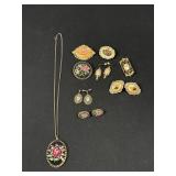 Vintage Petit Point Jewelry