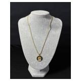 14K Gold 18" Chain w/ Millikin University Pendant