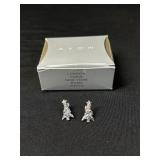 Avon Sterling Christmas Tree Earrings