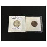 1955/5 Gem BU Lincoln Cent & 1941 Jefferson