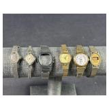 6 Vintage Ladies Wristwatches