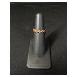 Braided Copper Band Ring