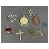 Assorted Costume Jewelry Pendants