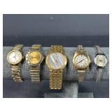 5 Ladies Vintage Wristwatches