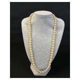 14K Gold Clasp Pearl Necklace