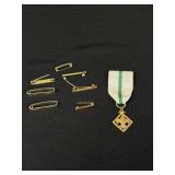 Vintage Tie Clips & Cub Scout Webelos Medal