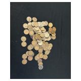 100 Wheat Pennies
