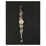 Sterling Denny Wong Inlay Sterling Watch
