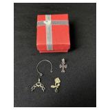 Sterling & Costume Pendant Jewelry