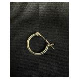 585 14K Single Hoop Earring