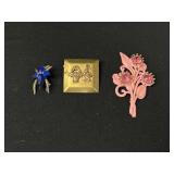 Assorted Vintage Costume Brooches