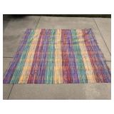 Surya Multicolor Rag Area Rug with Fringe
