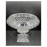 Cut Crystal Pedestal Centerpiece Bowl
