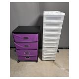 Rolling Storage (Purple One Is In Rough Condition)
