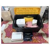 Tote Of Home Supplies