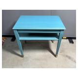 Blue End Table (Needs TLC)