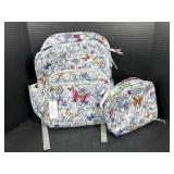 Vera Bradley Backpack and lunchbox