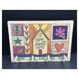 Sticks Home Sweet Home 4 Peg Wall Key Holder