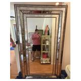 Like New* Hooker Melange Mirror Jewelry Armoire