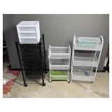 Metal Rolling Storage Carts & More