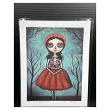Signed Foli "Dia de los Muertos Girl" Print, 1/20