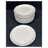 8 Crate & Barrel Dish rounds - 5"