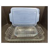 Anchor Hocking Glass dish and other