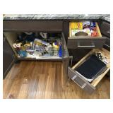 Contents of Island drawers